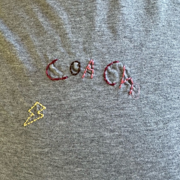 Worn Once Womens Oversized XL Coach Tshirt - Picture 2 of 5